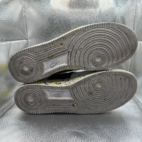Size‎ 14 Nike Air Force 1 White Black Mens Low Top Athletic Sneakers 315122-111 main image 10